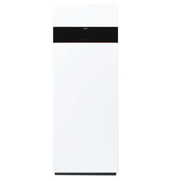 Caldaia a basamento a condensazione Viessmann Vitodens 222-F, vista frontale