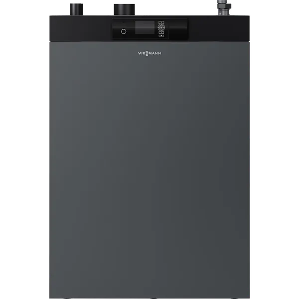 Caldaia a pellet compatta Viessmann Vitoligno 300-C, vista frontale